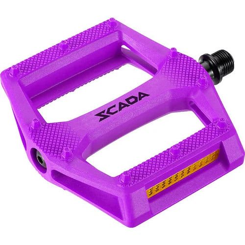 SCADA THERMOPLASTIC PLATFORM PEDAL W/POLYMER BUSHING PURPLE