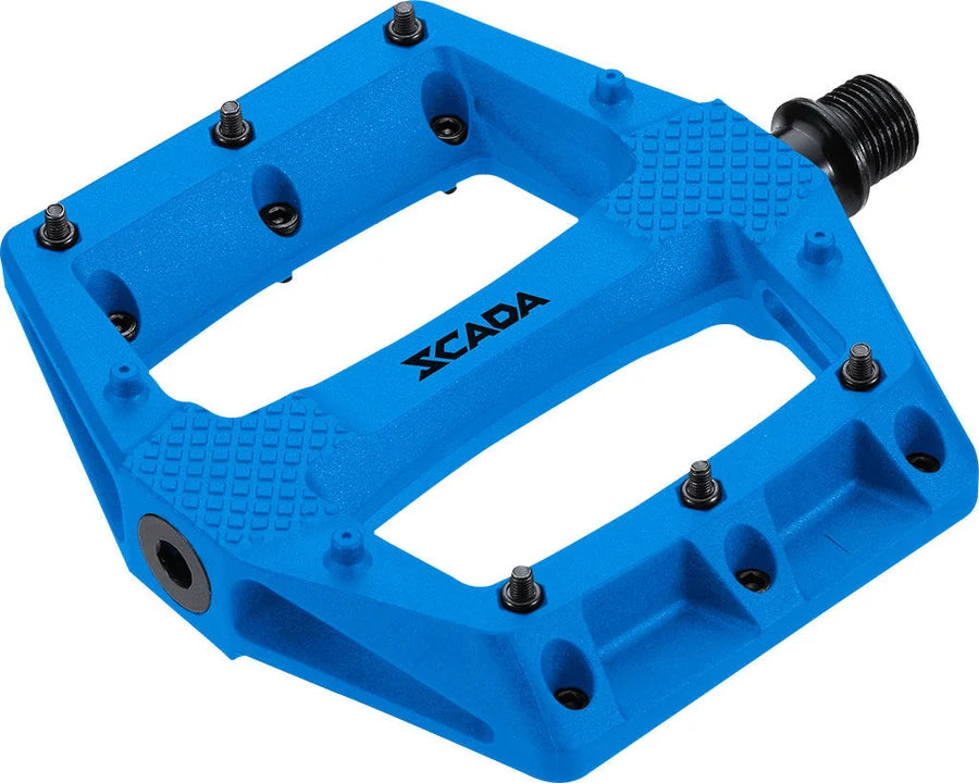 Cyclists' Choice SCADA THERMOPLASTIC PINNED PLATFORM PEDAL W/SEALED BEARINGS, 9/16"