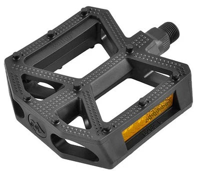 Wellgo RESIN PLATFORM PEDAL W/PINS 9/16" BLACK