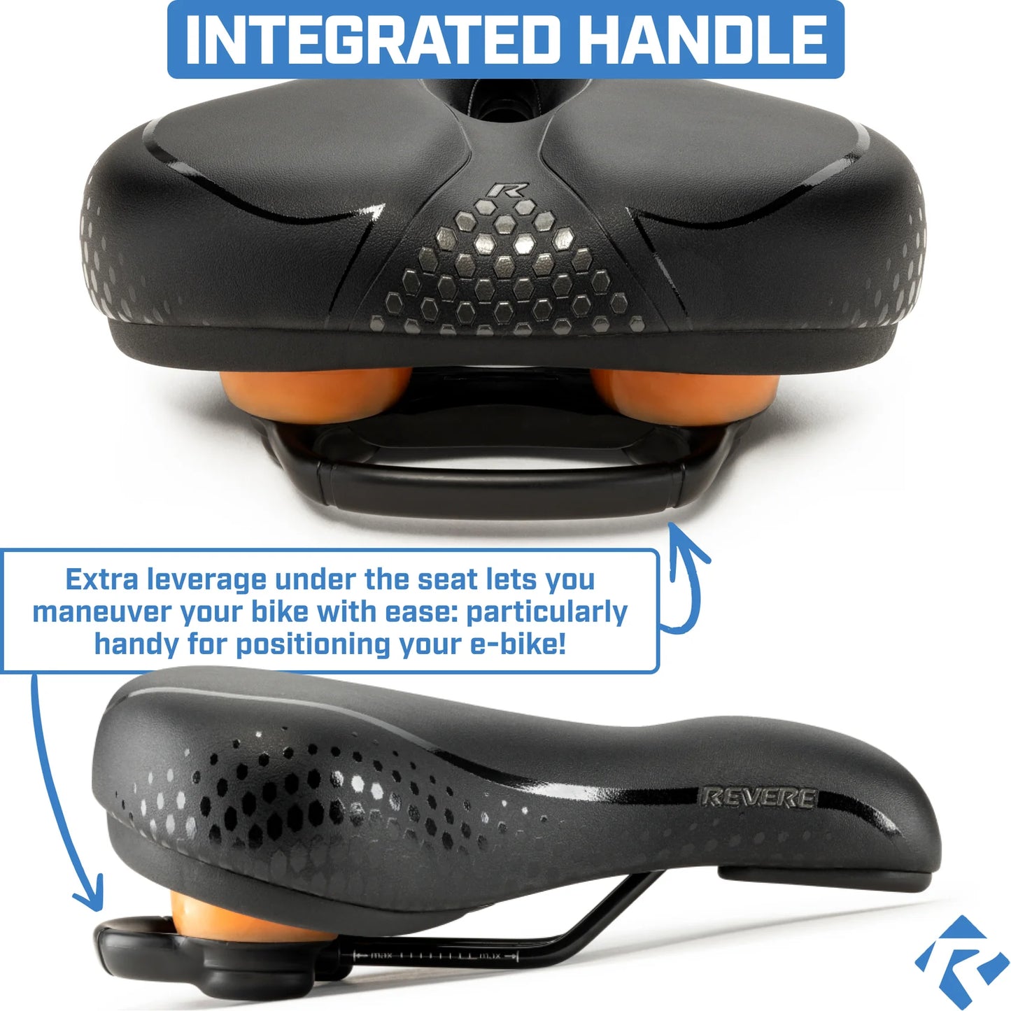 Revere Touring Suspension Comfort Gel Saddle - 8.5" wide