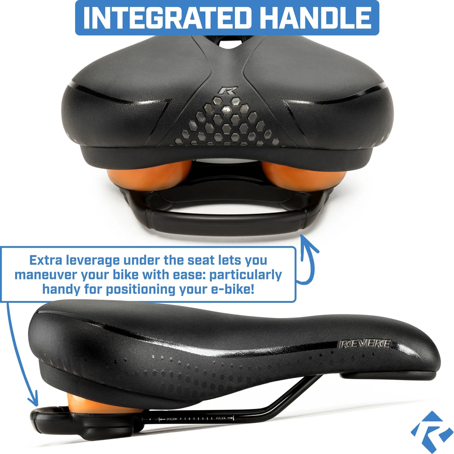 Revere Touring Suspension Comfort Gel Saddle - 7.5" wide