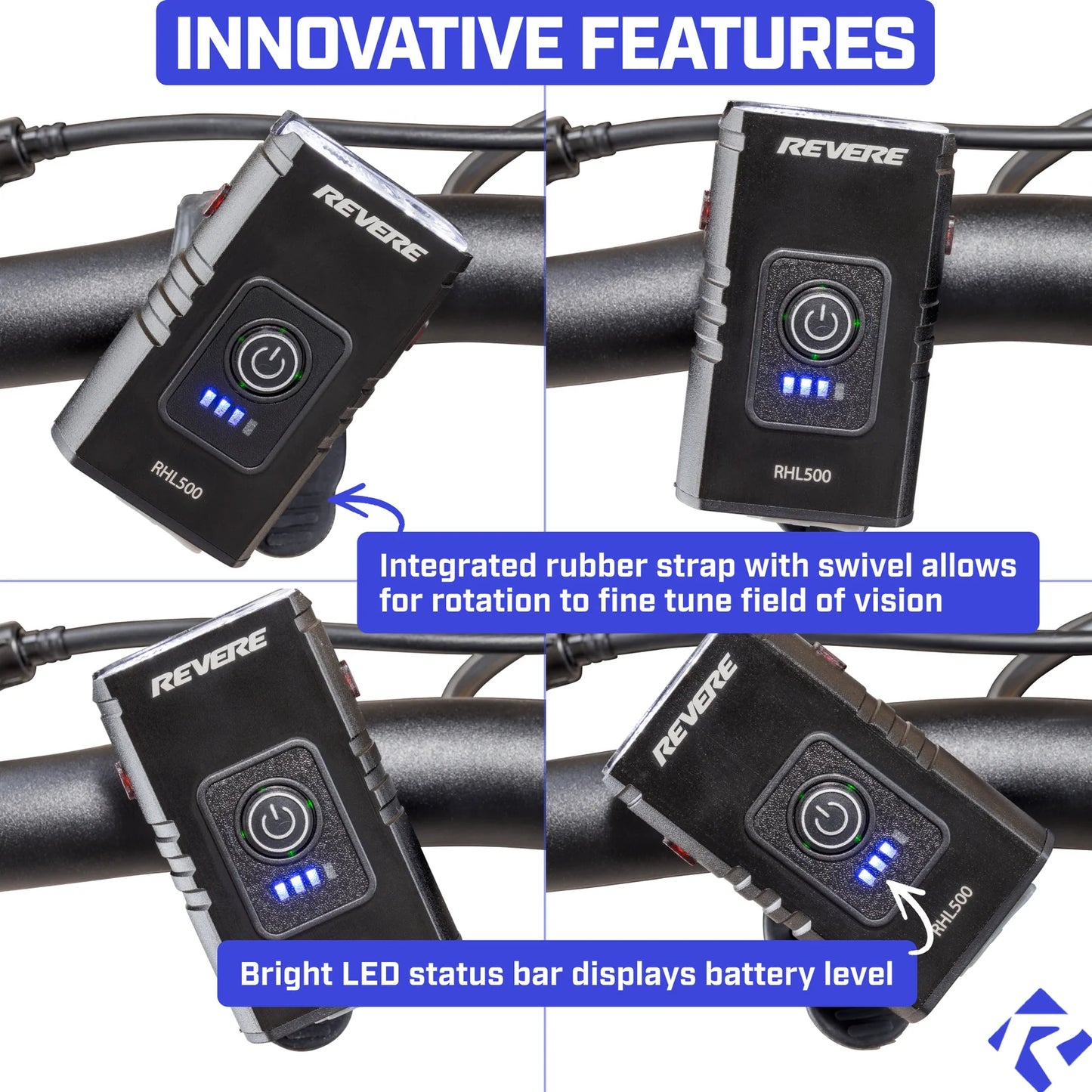 Revere RHL Headlight 500 Lumens
