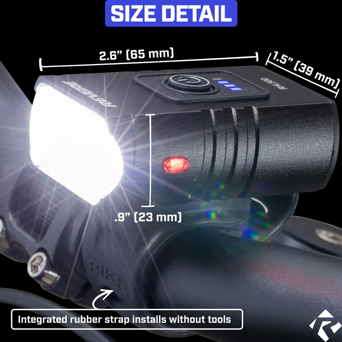 Revere RHL Headlight 500 Lumens