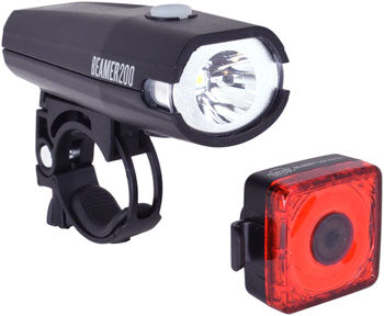 Planet Bike Beamer200/BlinkySquared Headlight/Taillight Set