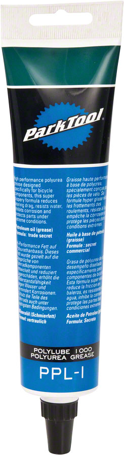 Park Tool PPL-1 Polylube 1000 Grease Tube, 4oz