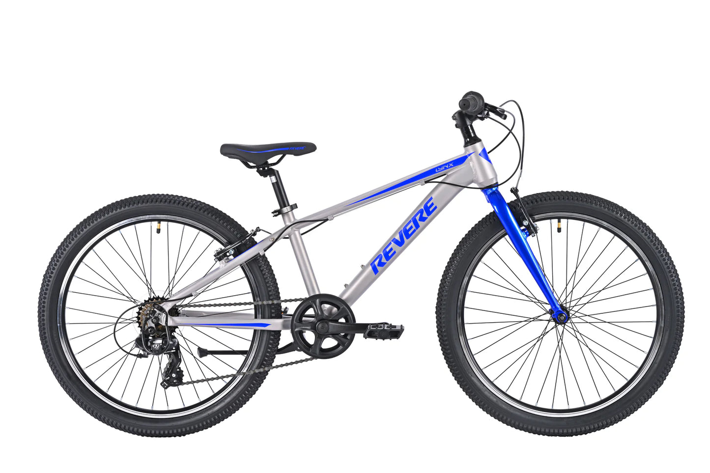 *New* Revere Lynx 24" Kids Trail Bike - Concrete/Blue