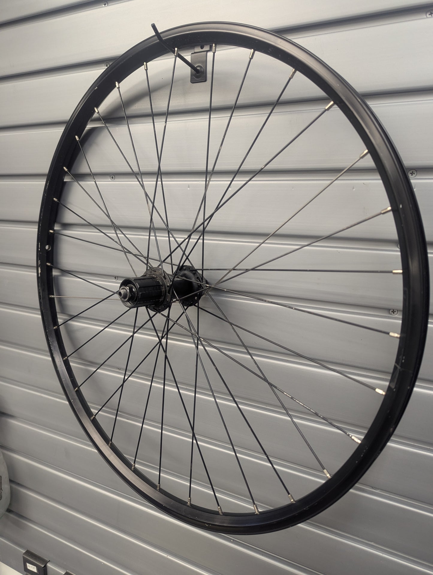 Wheelset - Shimano HB-M495, 26", Shrader, Disc (Centerlock), Freehub, QR, Mavic 117 Rims - Refurbished