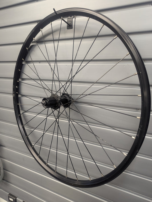 Wheelset - Shimano HB-M495, 26", Shrader, Disc (Centerlock), Freehub, QR, Mavic 117 Rims - Refurbished