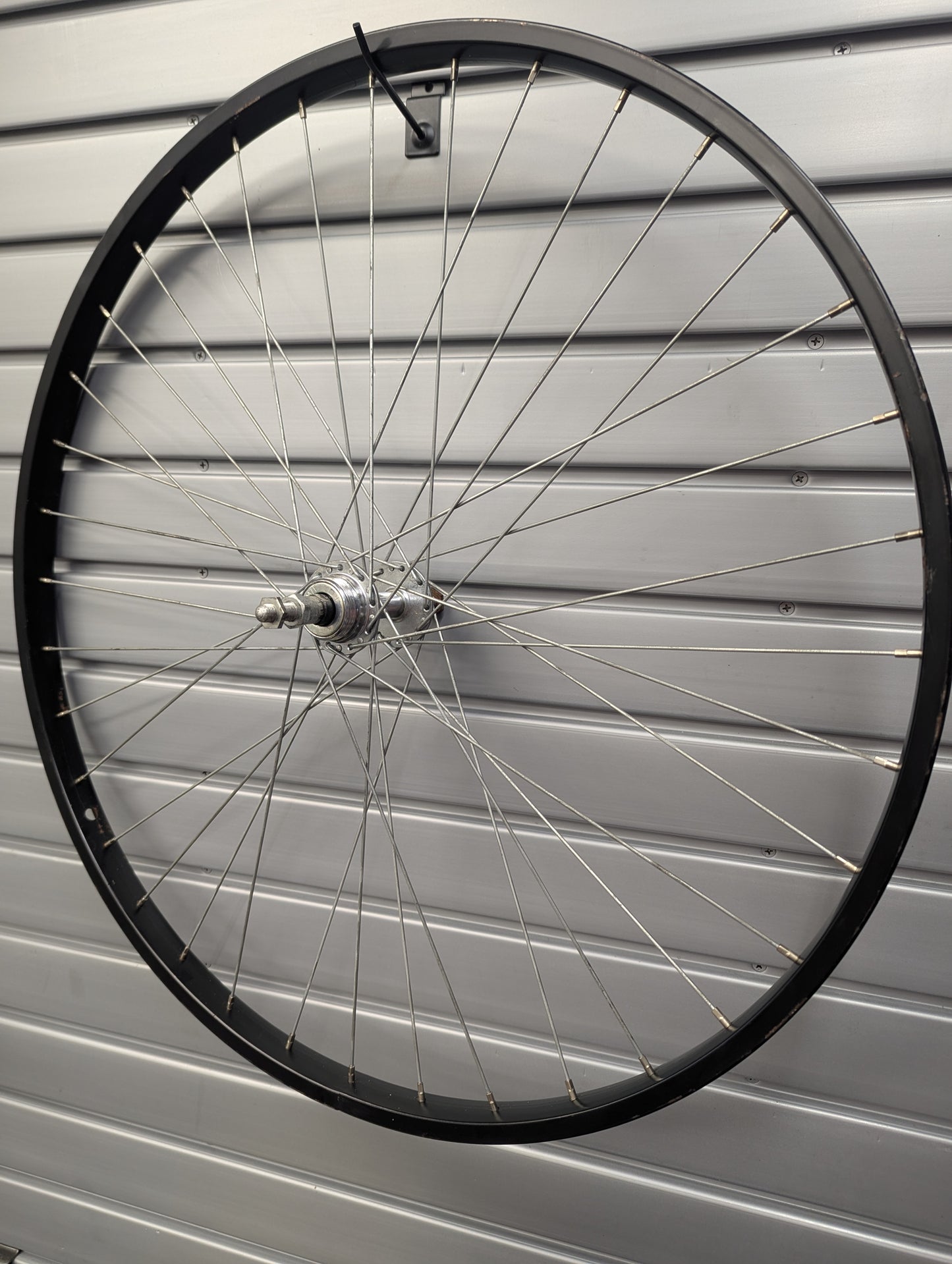 Rear Wheel - 26 x 1- 3/8 - Schwinn S-6 - Freewheel - Bolt On - Refurbished