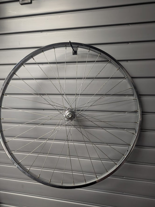 REAR WHEEL - 26 x 1-3/8 - Sansin hub - Araya Rim - Bolt on - Freewheel - Refurbished
