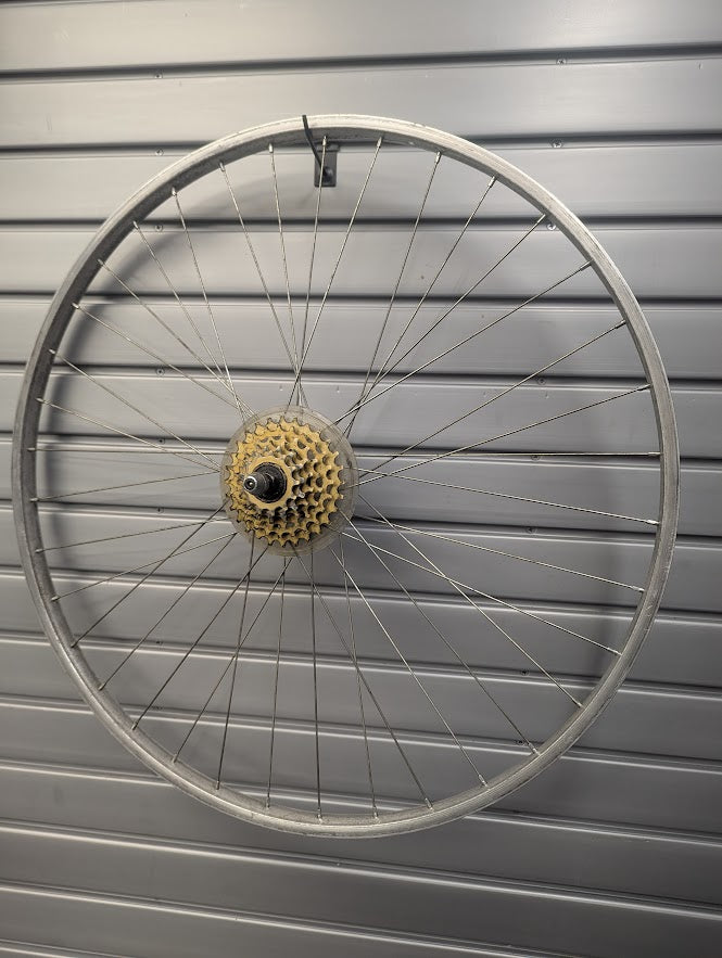 REAR WHEEL - 27" - Shimano Uniqlide Hub with 6SP Cassette - QR - Refurbished