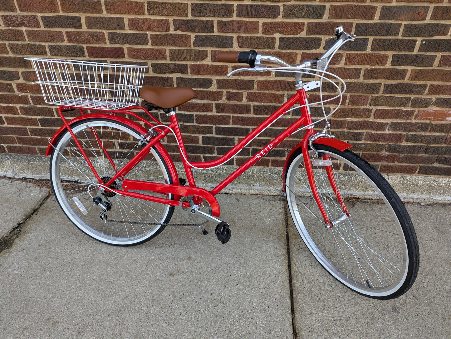 Reid Classic Market Bike (Red) (Medium) w/ Rear Basket