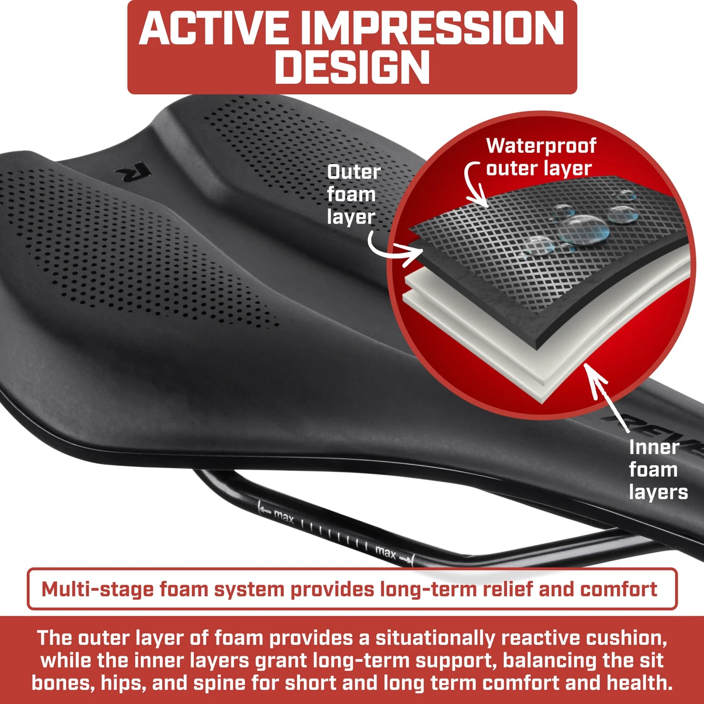 Revere Channel Road/Gravel Bicycle Saddle