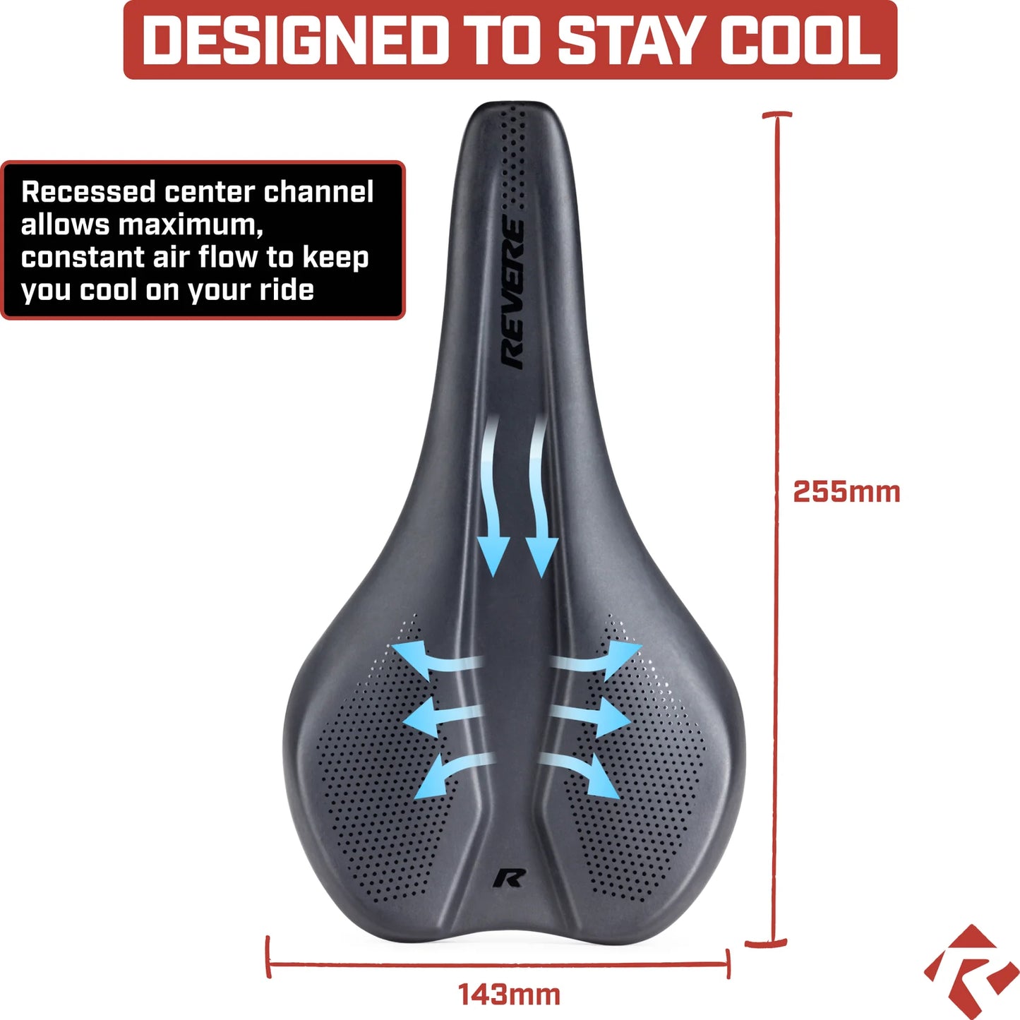 Revere Channel Road/Gravel Bicycle Saddle