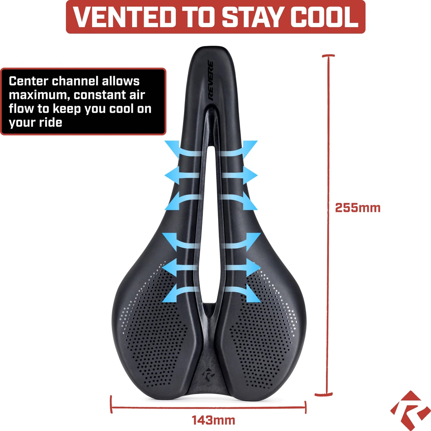 Revere Hollow Channel Road/Gravel Bicycle Saddle