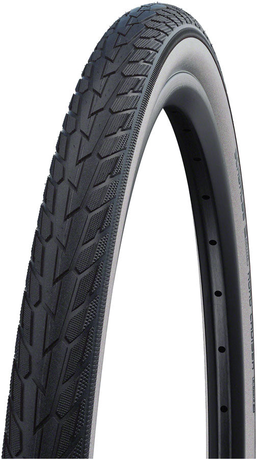 Schwalbe Road Cruiser Tire - 26x1.75, Clincher, Wire, White/Black, K-Guard, Green
