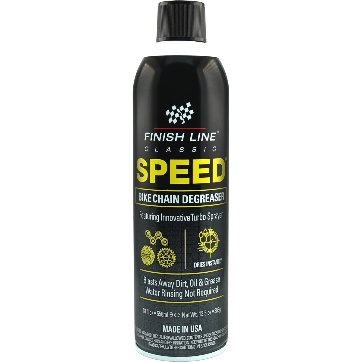 Finish Line Speed Bike Degreaser, 18oz Aerosol