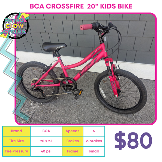 BCA Crossfire 20" Kids Bike
