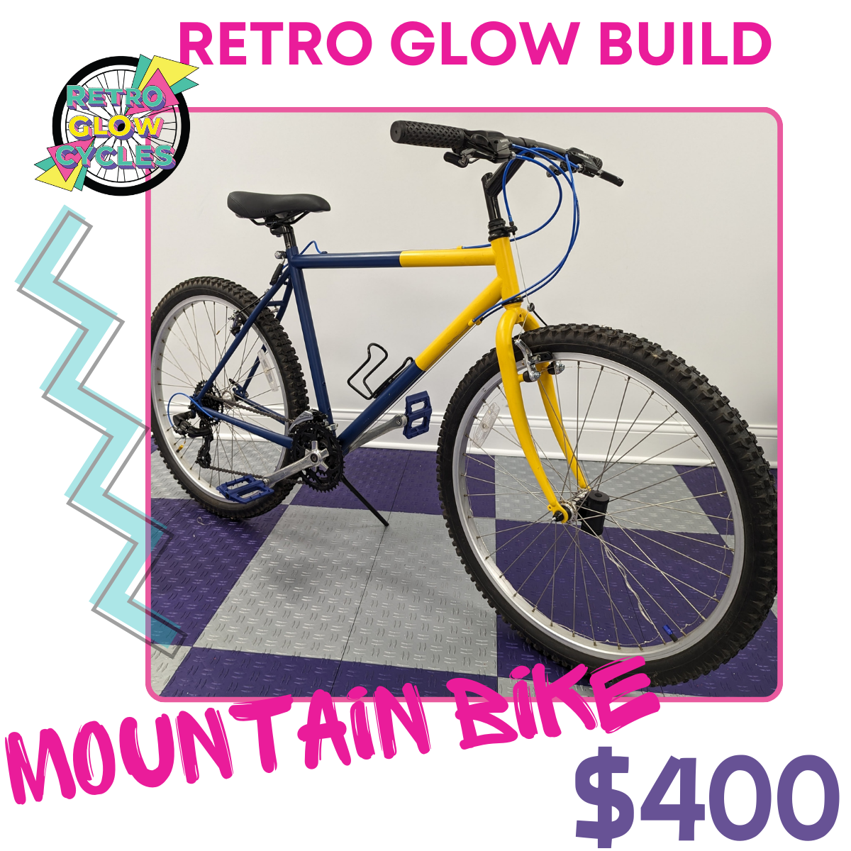 Retro Glow Mountain Bike