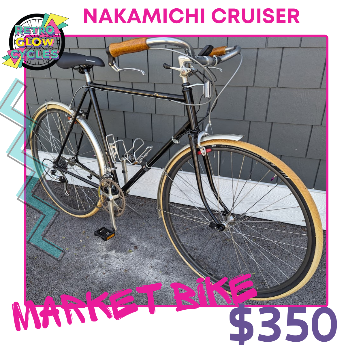 Nakamichi street cruiser bike