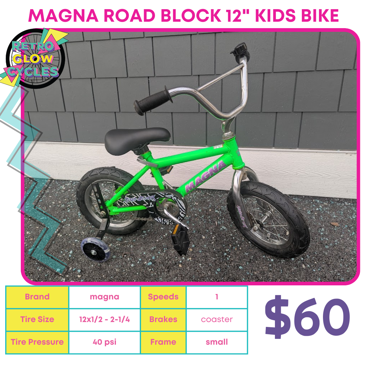 Magna Road Block 12" Kids Bike