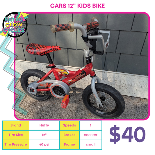 Cars 12" Kids Bike