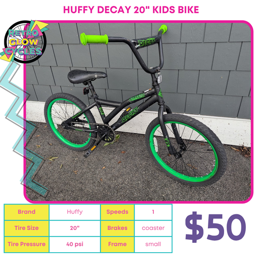 Huffy Decay 20" Kids Bike