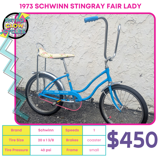 1973 Schwinn Stingray Fair Lady
