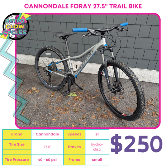 Cannondale Foray 27.5" Trail Bike
