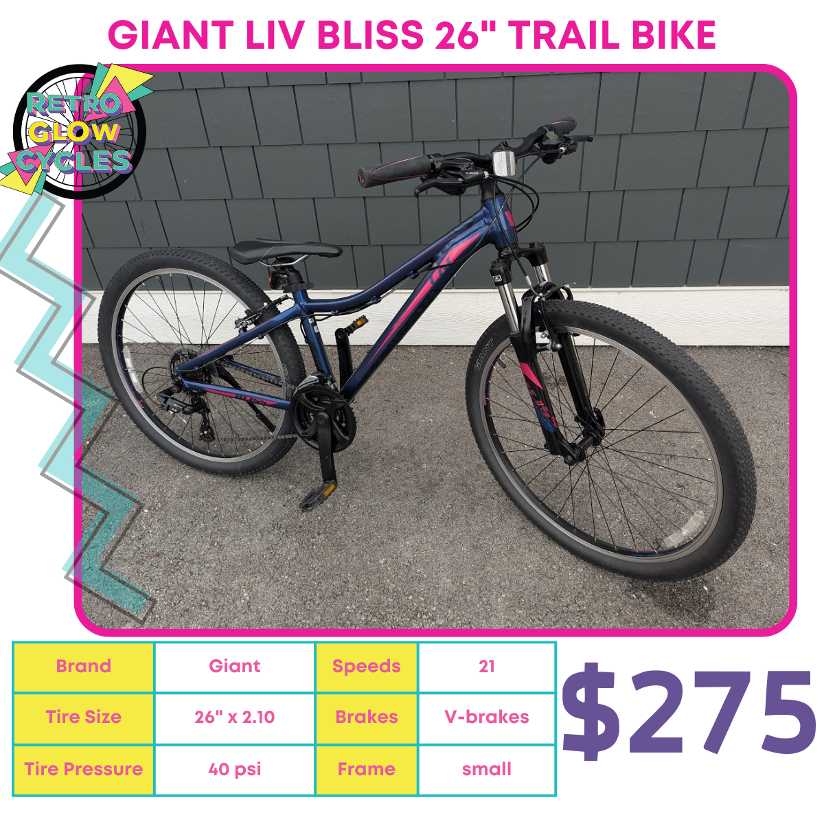 Giant Liv Bliss 26" Trail Bike