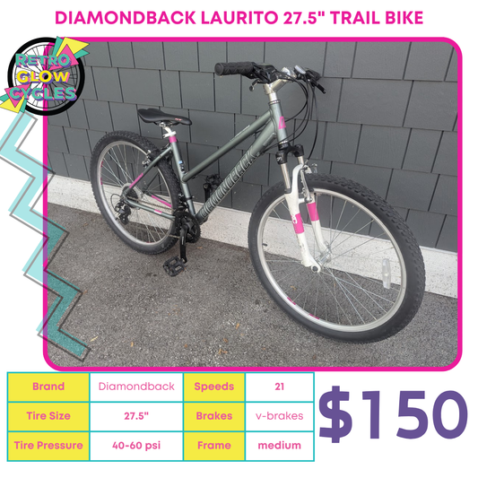 Diamondback Laurito 27.5" Trail Bike.