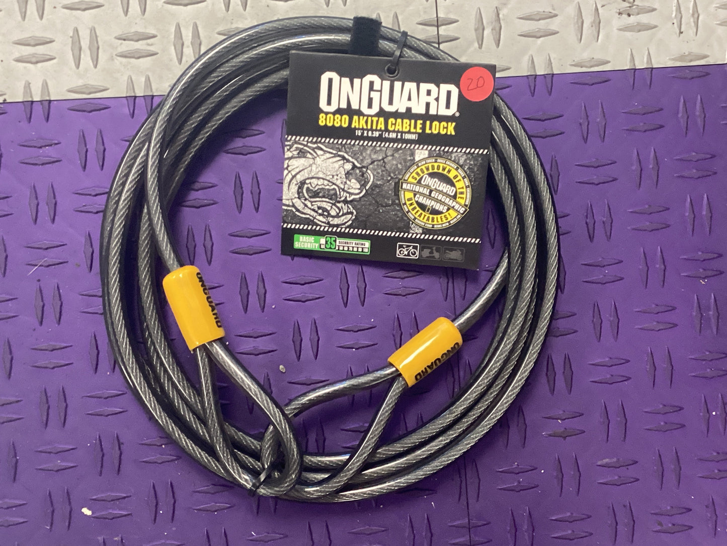 OnGuard 8080 cable lock