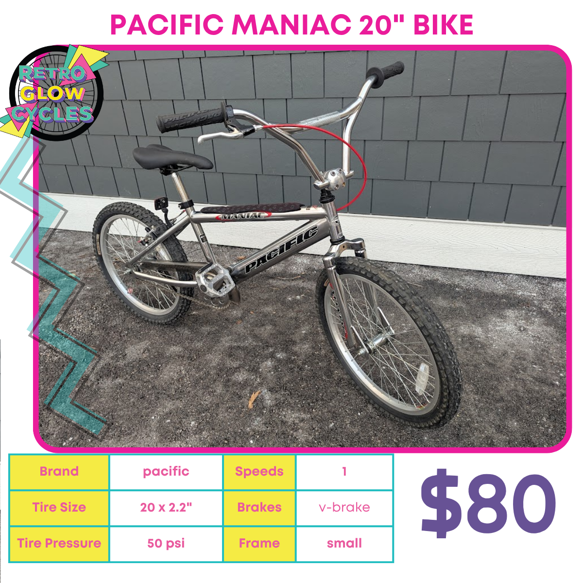 Pacific Manic 20" Bike