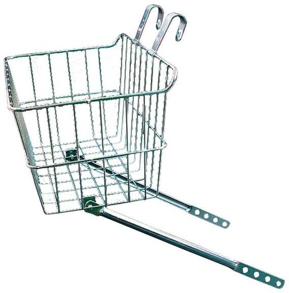 WALD top front basket silver