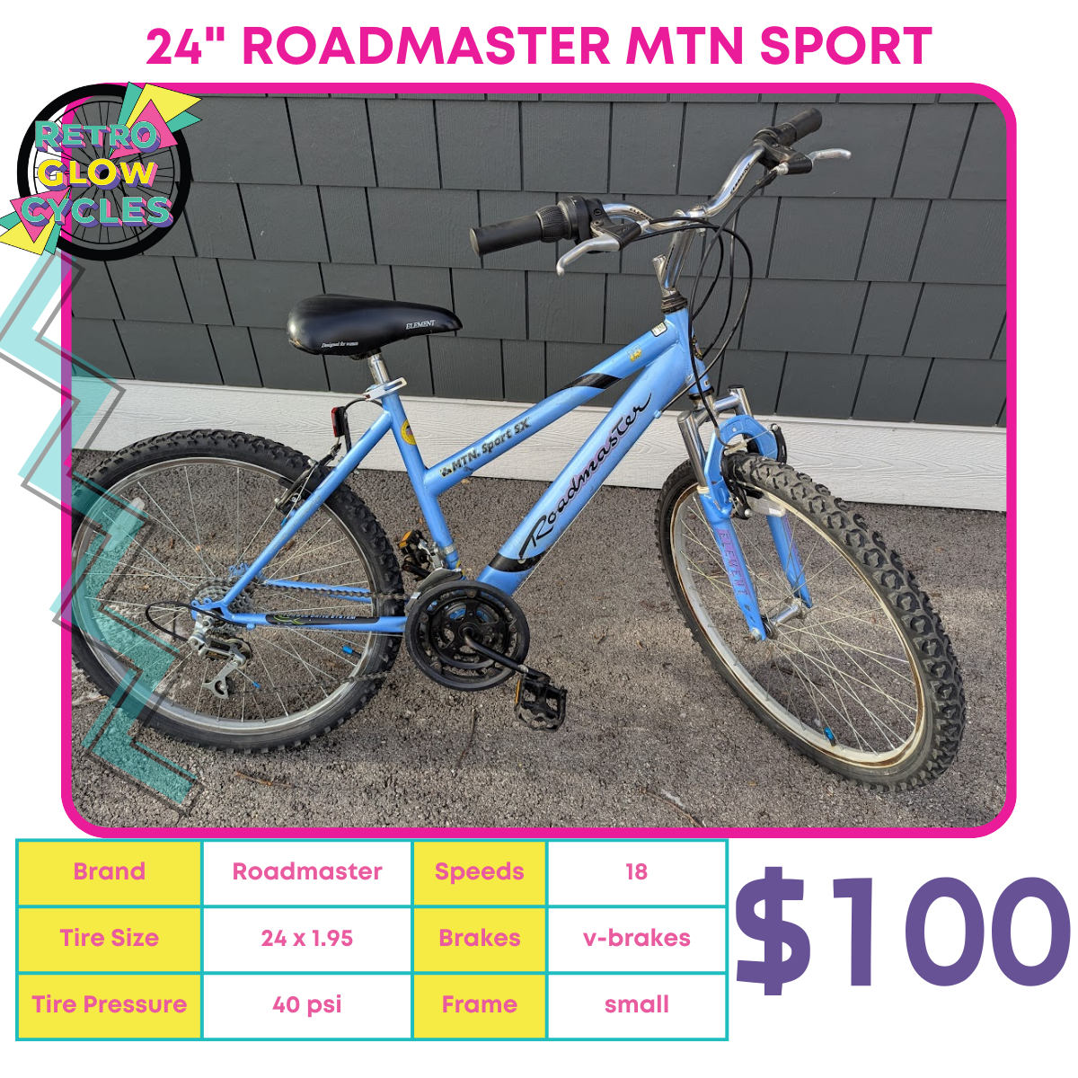 Roadmaster MTN Sport 24" bike