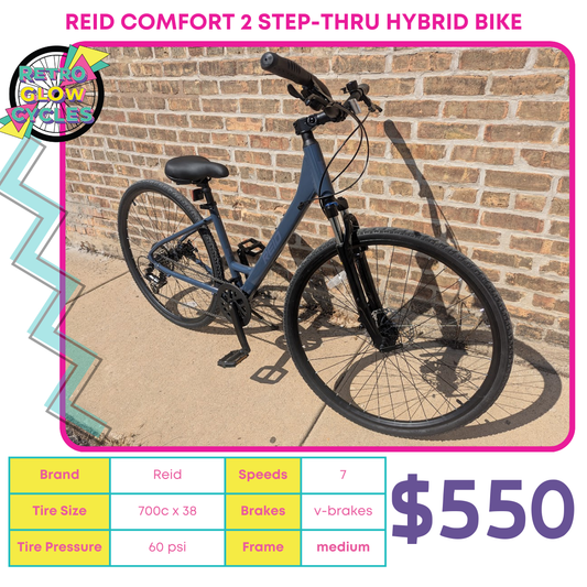 Reid COMFORT 2 STEP-THRU SLATE Small frame Bike