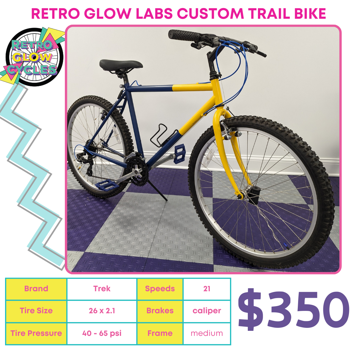 Retro Glow Labs Custom Trail Bike