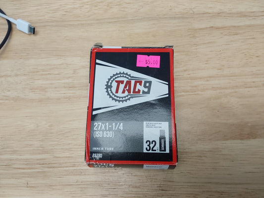 Tac9 Schrader inner tube 27x1-1/4, 32mm