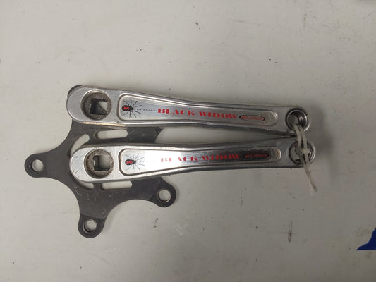 Odyssey Black Widow crank set, 150mm