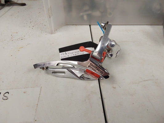 Shimano 9-speed front derailleur, bottom pull