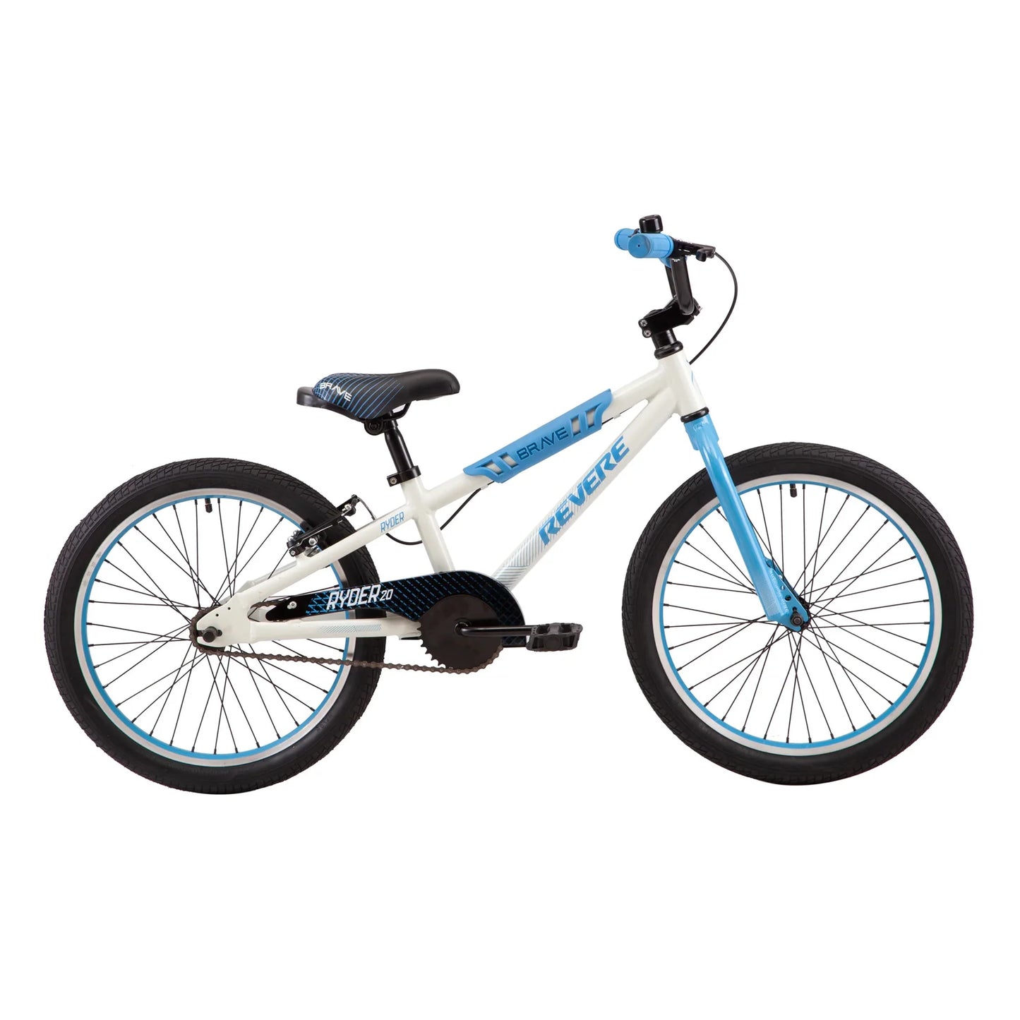 *NEW* Revere Ryder 20" Kids Bike - White/Blue