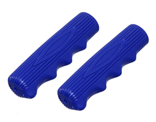 Ebon Schwinn Style Blue Grips - 116mm