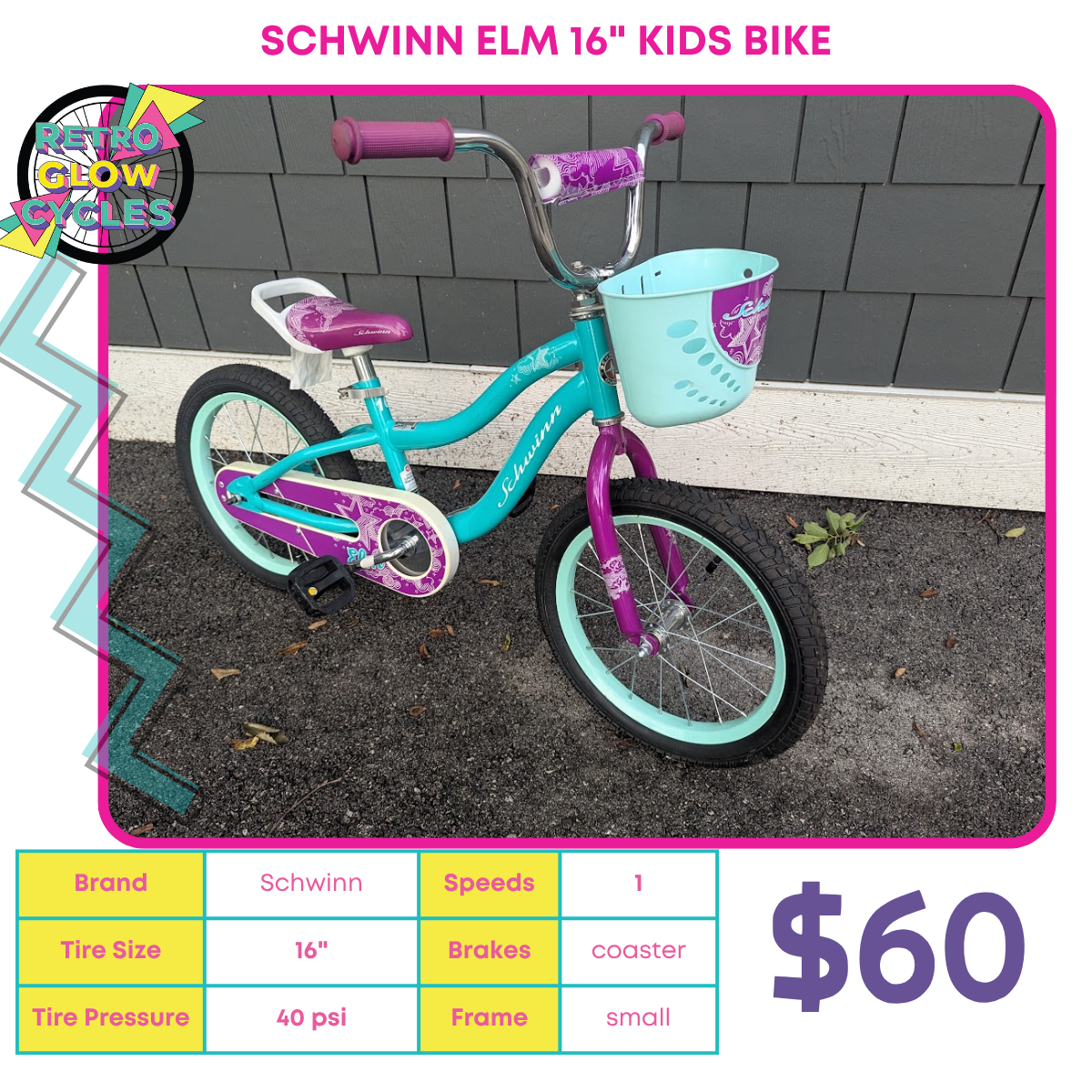 Schwinn ELM 16" Kids Bike