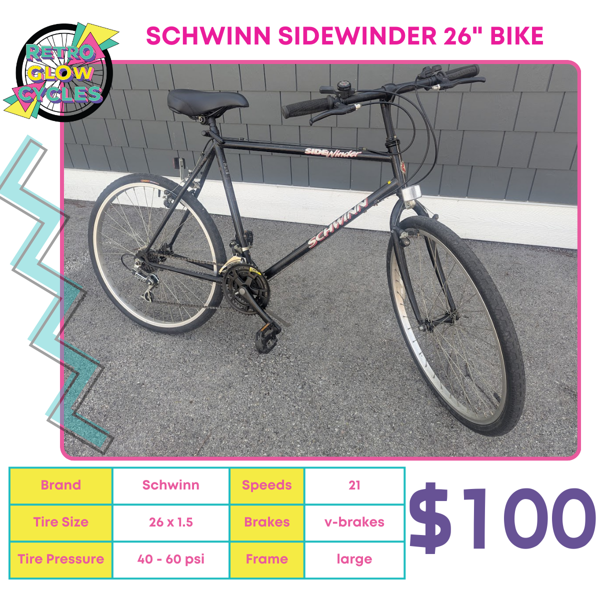 Schwinn Sidewinder 26" Bike