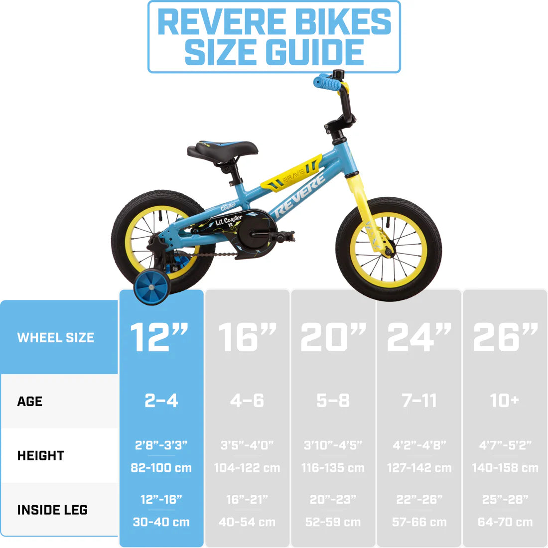 *NEW* Brave Lil Coaster 12" Kids Bike