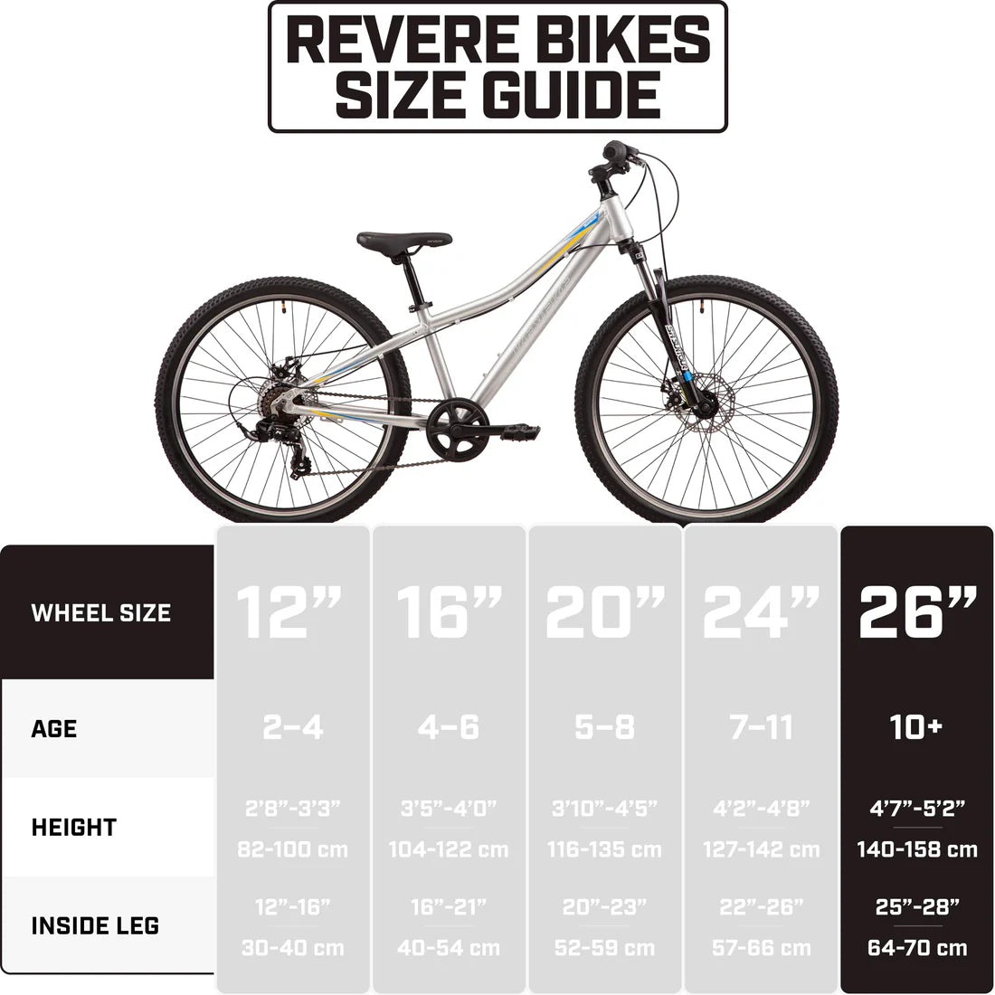 Revere Sonic 26 Trail Bike - Violet