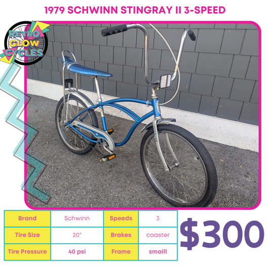 1979 Schwinn Stingray II 3-Speed