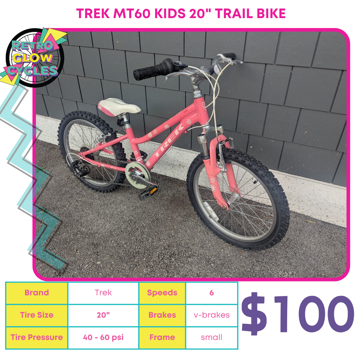 Trek MT60 Kids 20" Trail Bike