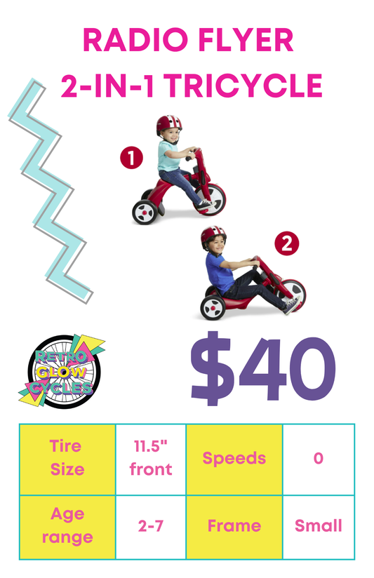 Radio Flyer 2-in-1 Tricycle