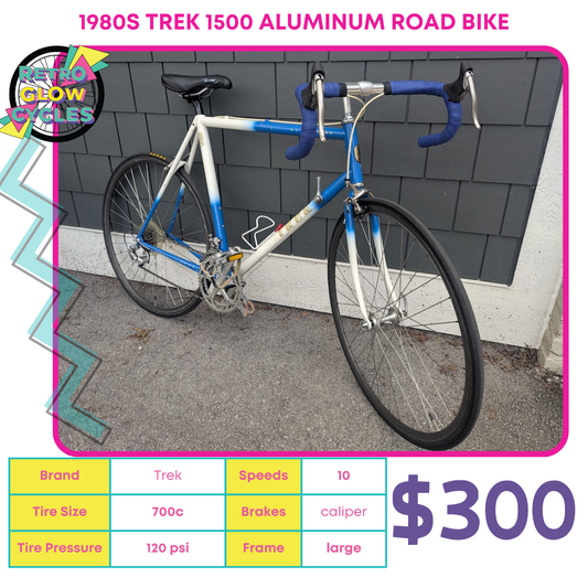 Trek 1500 Aluminum Road Bike - Vintage 1980s